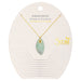 "Scout Curated Wears : Organic Stone Necklace Amazonite/Gold - Stone of Courage - Scout Curated Wears : Organic Stone Necklace Amazonite/Gold - Stone of Courage"