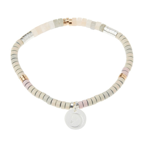 "Scout Curated Wears : Stone Intention Charm Bracelet - Moonstone/Silver/Gold - Scout Curated Wears : Stone Intention Charm Bracelet - Moonstone/Silver/Gold"