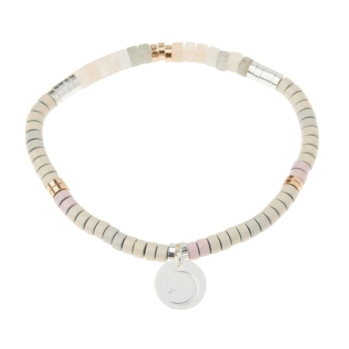 "Scout Curated Wears : Stone Intention Charm Bracelet - Moonstone/Silver/Gold - Scout Curated Wears : Stone Intention Charm Bracelet - Moonstone/Silver/Gold"