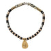 "Scout Curated Wears : Stone Intention Charm Bracelet - Dalmatian Jasper/Gold at Annie's Hallmark"