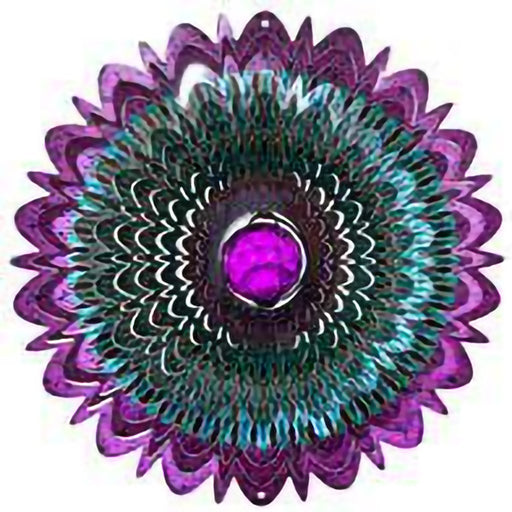 "Spinfinity : Crystal Galactic Mandala - -Wind Spinner- Spinfinity Designs -Spinfinity Wind spinners -Spinners- Wind Spinners - Outdoor Decor- Decor at Annie's Hallmark"