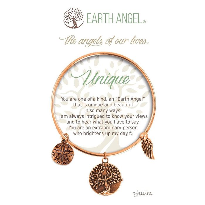 "Earth Angel : Unique Charm Bracelet in Copper - Earth Angel : Unique Charm Bracelet in Copper"