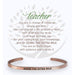 "Earth Angel : Teacher Cuff Bracelet in Rose Gold - Earth Angel : Teacher Cuff Bracelet in Rose Gold"