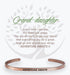 "Earth Angel : Granddaughter Cuff Bracelet- Rose Gold - Earth Angel : Granddaughter Cuff Bracelet- Rose Gold"