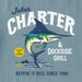 "Life Is Good : Men's Jake's Charter and Dockside Grill Crusher-LITE Tee - Life Is Good : Men's Jake's Charter and Dockside Grill Crusher-LITE Tee"
