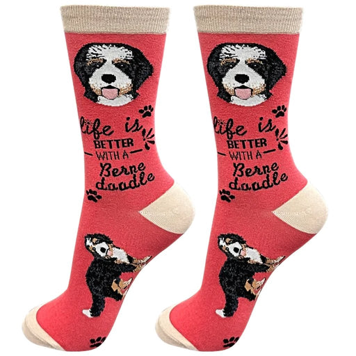 "Life Is Better With A Bernoodle Unisex Socks - Life Is Better With A Bernoodle Unisex Socks"