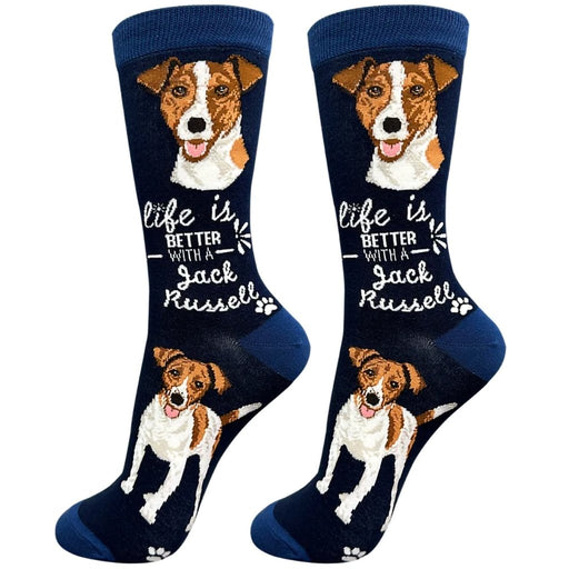 "Life Is Better With A Jack Russell Unisex Socks - Life Is Better With A Jack Russell Unisex Socks"