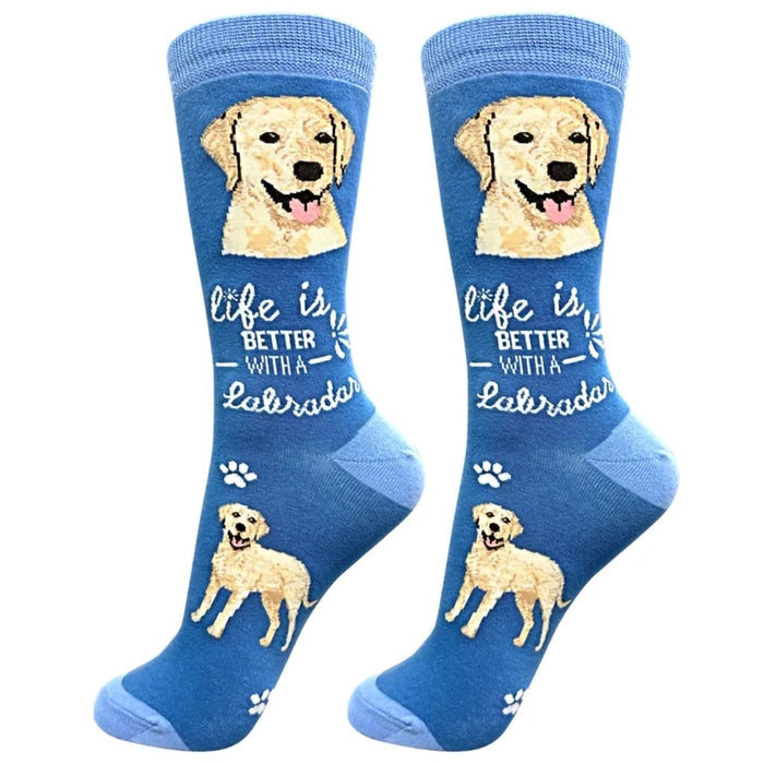 "Life Is Better With A Yellow Labrador Unisex Socks - Life Is Better With A Yellow Labrador Unisex Socks"