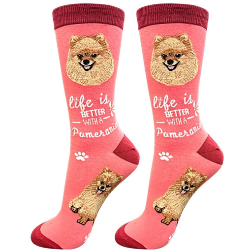 "Life Is Better With A Pomeranian Unisex Socks - Life Is Better With A Pomeranian Unisex Socks"