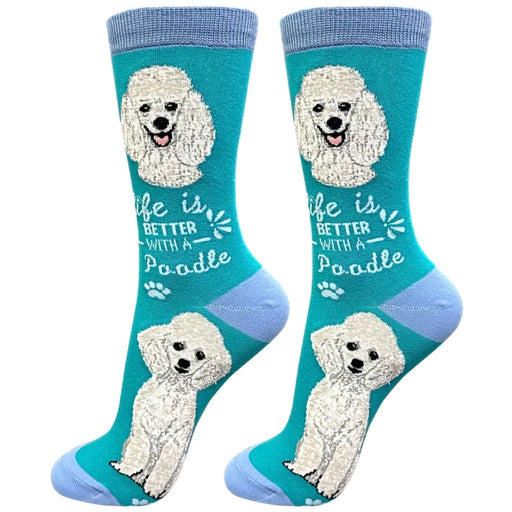 "Life Is Better With A Poodle Unisex Socks - Life Is Better With A Poodle Unisex Socks"