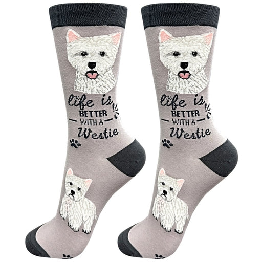 "Life Is Better With A Westie Unisex Socks - Life Is Better With A Westie Unisex Socks"