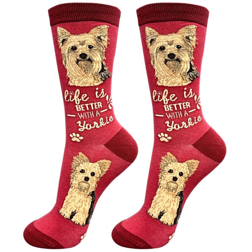 "Life Is Better With A Yorkie Unisex Socks - Life Is Better With A Yorkie Unisex Socks"