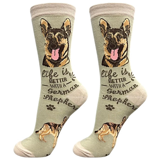 "Life Is Better With A German Shepherd Unisex Socks - Life Is Better With A German Shepherd Unisex Socks"