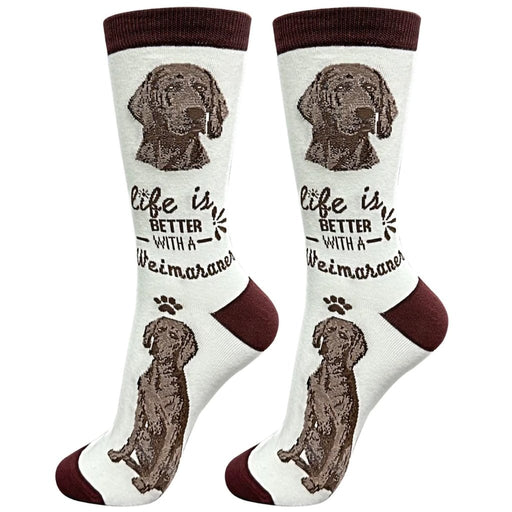 "Life Is Better With A Weimaraner Unisex Socks - Life Is Better With A Weimaraner Unisex Socks"
