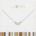 "Center Court : Silver Links Layers Necklace - Center Court : Silver Links Layers Necklace"