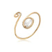 "Ronaldo Jewelry : Pearl of My Heart Ring in Gold - Ronaldo Jewelry : Pearl of My Heart Ring in Gold"
