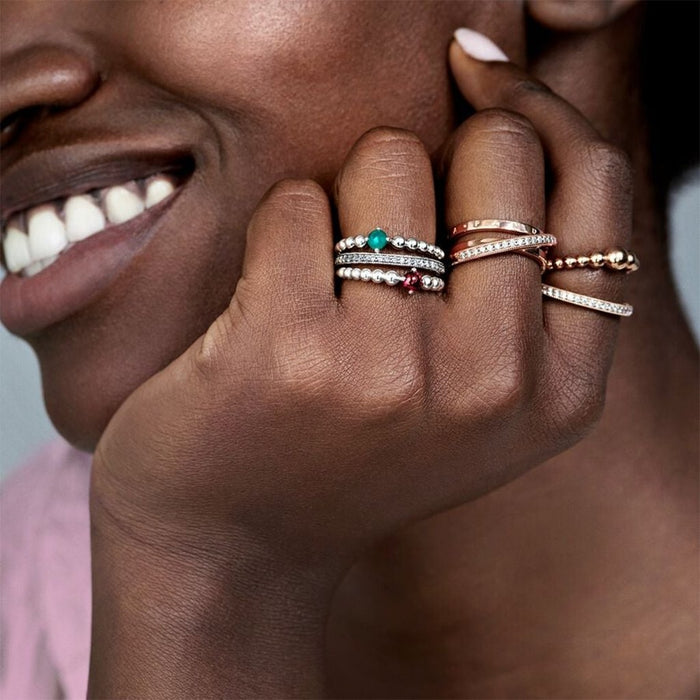 "PANDORA : Sparkle & Hearts Ring - PANDORA : Sparkle & Hearts Ring"