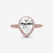 "PANDORA : Sparkling Teardrop Halo Ring - PANDORA : Sparkling Teardrop Halo Ring"