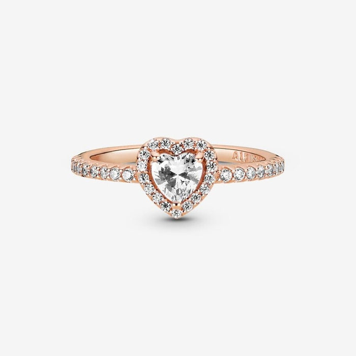 "PANDORA : Sparkling Elevated Heart Ring - PANDORA : Sparkling Elevated Heart Ring"
