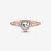 "PANDORA : Sparkling Elevated Heart Ring - PANDORA : Sparkling Elevated Heart Ring"