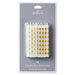 "Hallmark : Gold Stripes and Polka Dots on White Birthday Candles, Set of 16 - Hallmark : Gold Stripes and Polka Dots on White Birthday Candles, Set of 16"