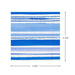 "Hallmark : Blue Watercolor Stripe Cocktail Napkins, Set of 16 - Hallmark : Blue Watercolor Stripe Cocktail Napkins, Set of 16"