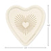 "Hallmark : Gold and Ivory Heart-Shaped Dessert Plates, Set of 8 - Hallmark : Gold and Ivory Heart-Shaped Dessert Plates, Set of 8"