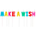 "Hallmark : \"Make a Wish\" Assorted Color Birthday Candles, Set of 9 - Hallmark : \"Make a Wish\" Assorted Color Birthday Candles, Set of 9"