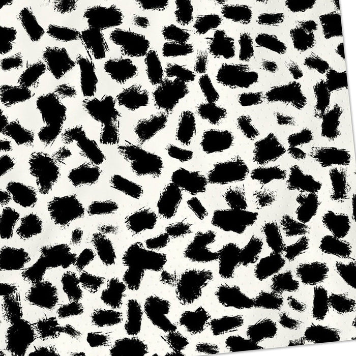 "Hallmark : Black and White Animal Print Cocktail Napkins, Set of 16 - Hallmark : Black and White Animal Print Cocktail Napkins, Set of 16"
