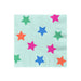 "Hallmark : Colorful Stars on Mint Cocktail Napkins, Set of 16 - Hallmark : Colorful Stars on Mint Cocktail Napkins, Set of 16"