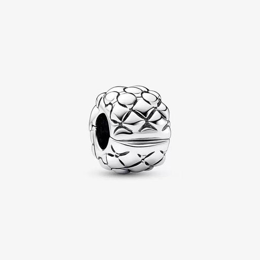 "PANDORA : Studded Clip Charm in Sterling Silver - PANDORA : Studded Clip Charm in Sterling Silver"