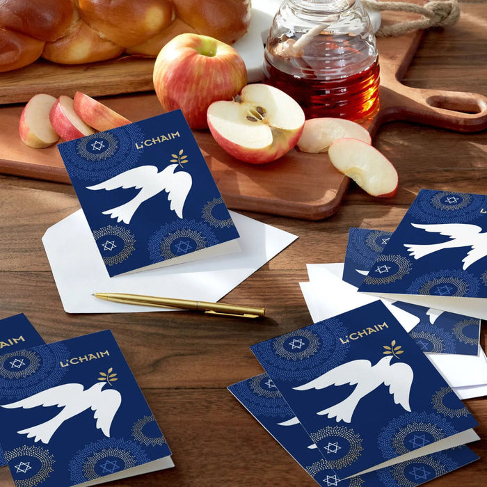 Hallmark Be Joyful Today Jewish New Year greeting cards ready to mail with matching envelopes