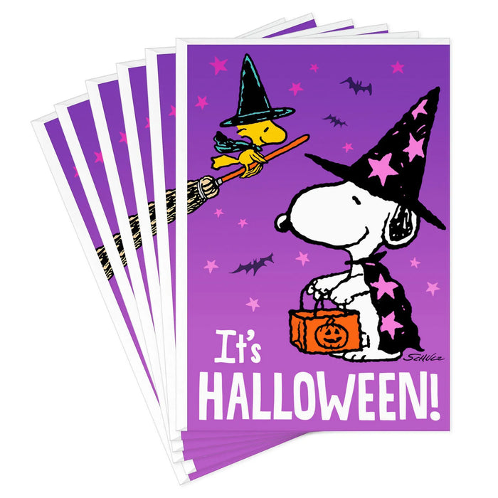 Hallmark : Peanuts® Snoopy and Woodstock Witches Halloween Cards