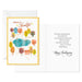 Hallmark The Important People in Our Hearts Thanksgiving Cards featuring a watercolor autumn landscape with cozy homes, a blue pond, colorful fall trees, and 6 matching envelopes.