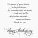 Hallmark The Important People in Our Hearts Thanksgiving Cards featuring a watercolor autumn landscape with cozy homes, a blue pond, colorful fall trees, and 6 matching envelopes.