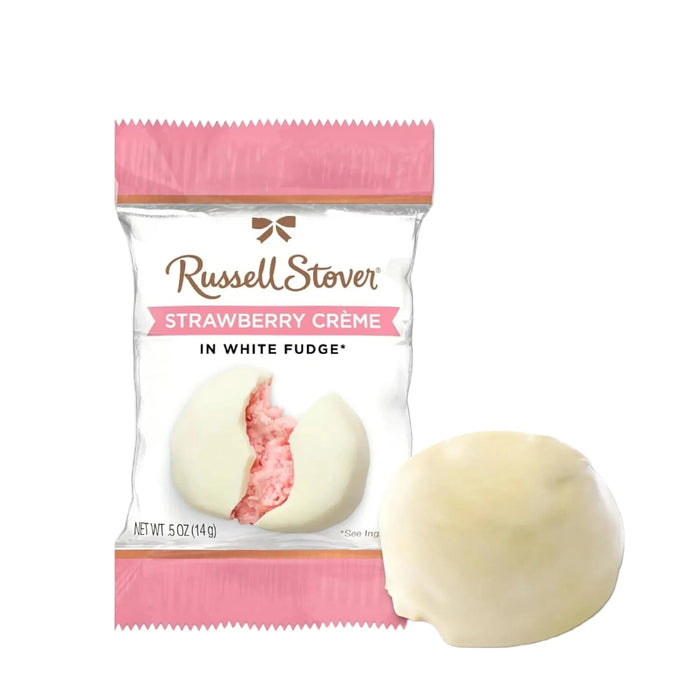 Russell Stover : Strawberry Creme - In White Fudge