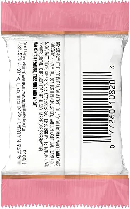 Russell Stover : Strawberry Creme - In White Fudge