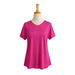 Opportunities Party Pink Lounge Shirt in a bright pink shade for casual and relaxed wear.