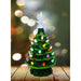 7.5" Green Ceramic Light Up Christmas Tree - 7.5" Green Ceramic Light Up Christmas Tree