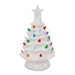 7.5" White Ceramic Light Up Christmas Tree - 7.5" White Ceramic Light Up Christmas Tree