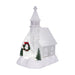 10 " Glitter Lantern Chapel with greenery 