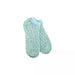 aqua blue confetti sock