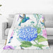 The Opportunities Hummingbird Hydrangea Single Layer Blanket brings beauty and warmth to every moment. 