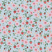 Opportunities Strawberries in the Meadow single-layer blanket featuring a colorful strawberry and meadow-inspired pattern on soft, lightweight fabric.