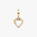 This Pandora Sparkling Heart Double Dangle Charm celebrates the strength and beauty of a mother's love. 