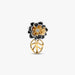 Close‑up of Disney’s Tiana Water Lily charm with lab‑grown diamond, firefly, and dangling leaf