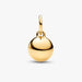 Elegant gold charm spelling "Mom," embellished with diamonds for a luxurious touch.