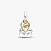 A Pandora charm representing Disney family, adorned with iconic characters, symbolizing love and togetherness.