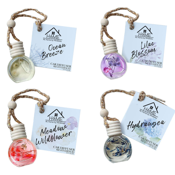 This Opportunities 8 mL Wanderlust Car Diffuser with Dried Flowers adds a refreshing fragrance and natural beauty to every drive.