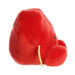 A soft, red heart-shaped plush toy adorned with an arrow, conveying a playful message of love and attraction.